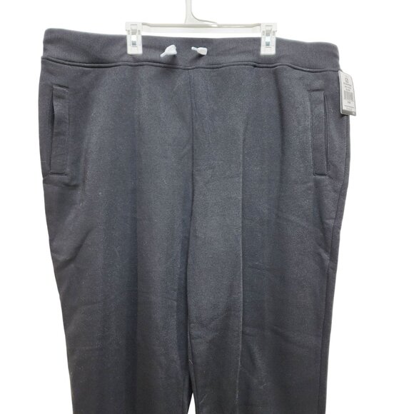 Southpole Black Mens Fleece Jogger Pants 5XB  Drawstring Waist Pockets - Picture 4 of 9